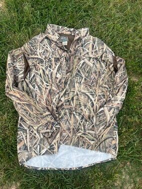 Drake Camo Button Shirt  - Marsh Grass Print